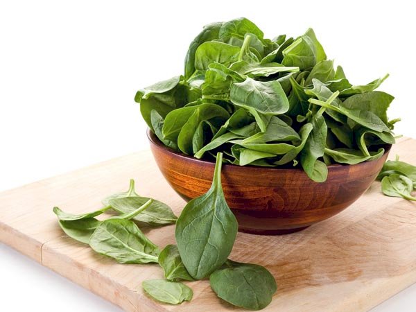 Spinach hair mask for long hair